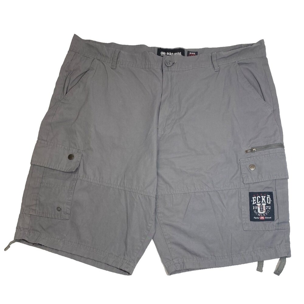 Ecko Unltd Cargo Shorts~ Mens 40"~Baggy Skater Streetwear Utility Gorpcore
